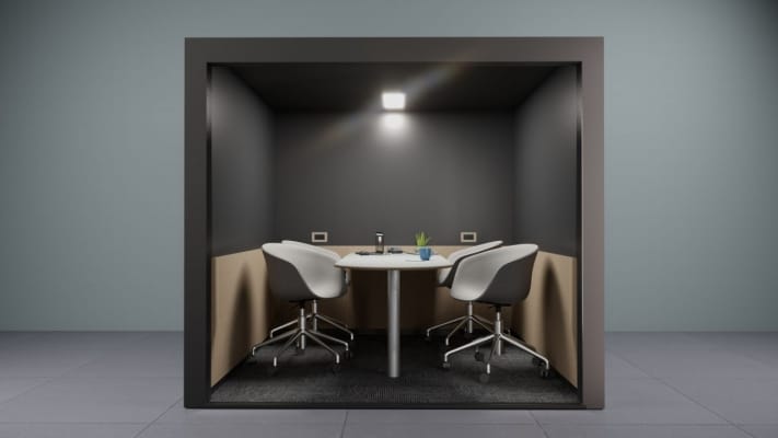 2.4m x 2.4m Open Meeting Room 